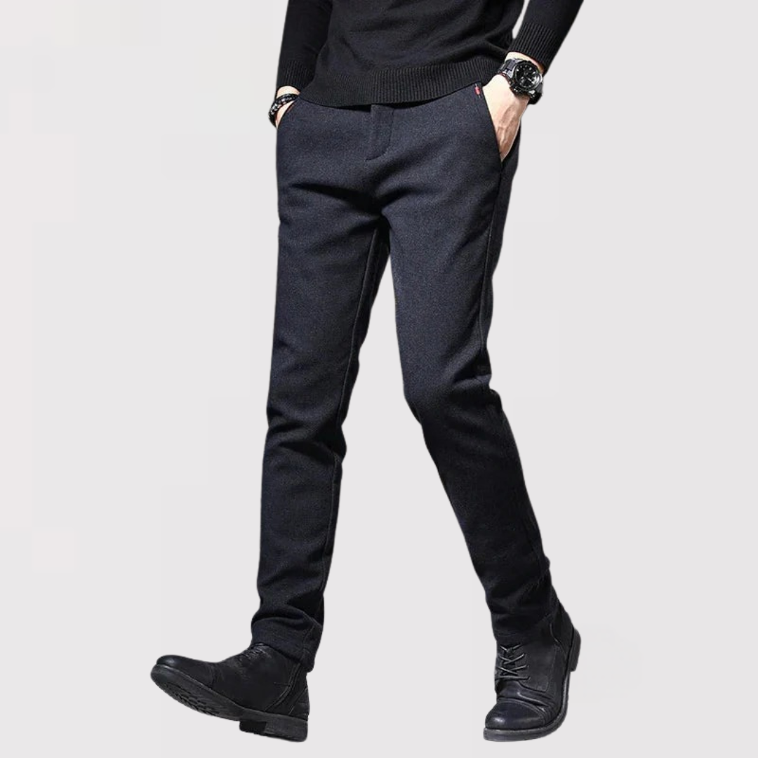 Michael Sydney men's pants with elastic waist, front view