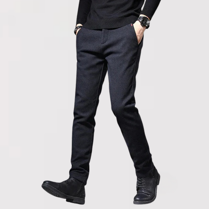 Michael Sydney men's pants with elastic waist, front view
