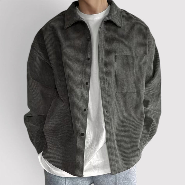 Michael Sydney men's overshirt, front view