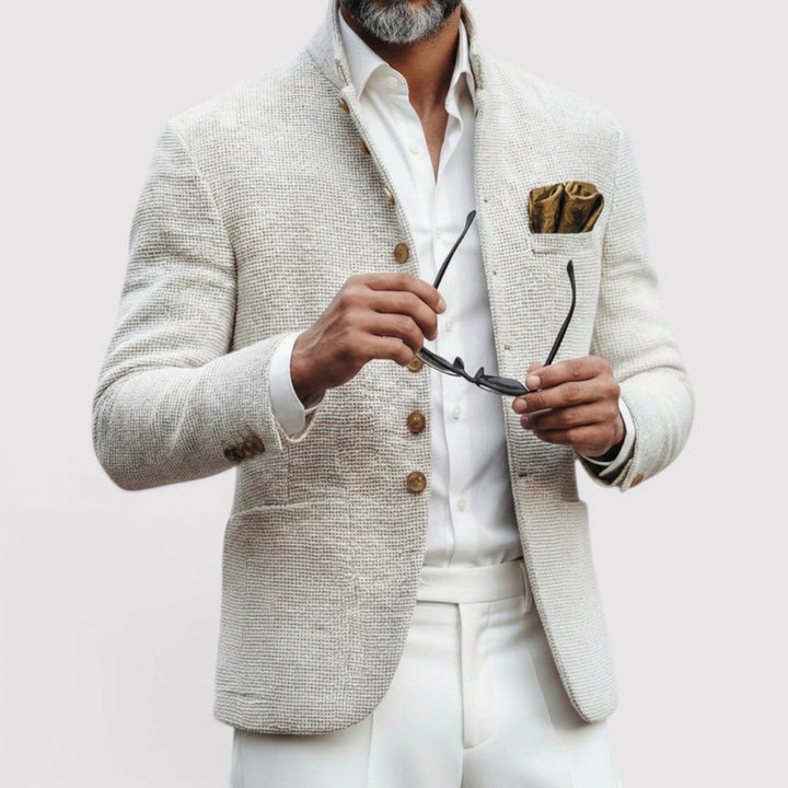 Michael Sydney men's lightweight blazer, front view