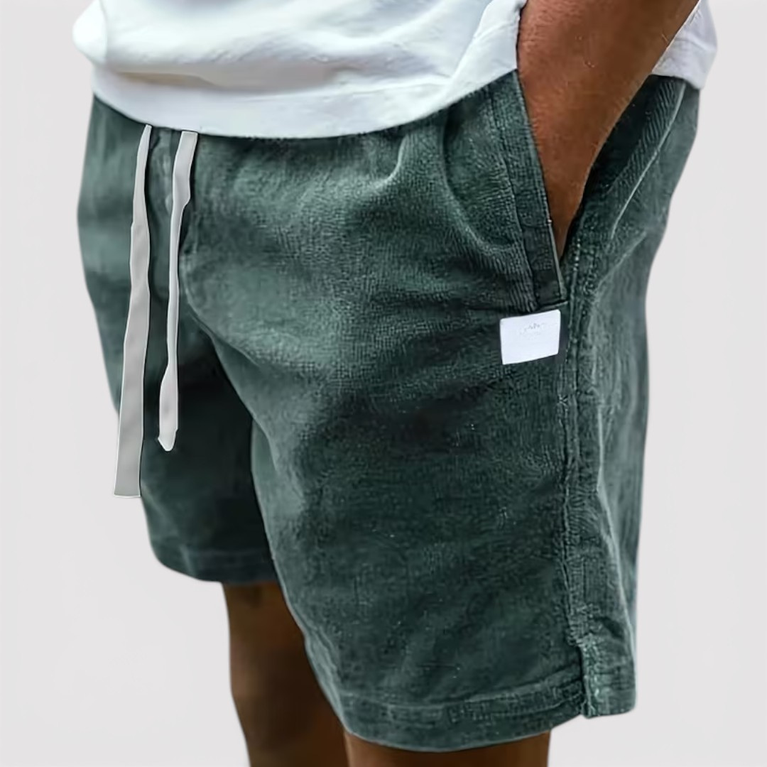 Michael Sydney men's lightweight summer shorts, front view