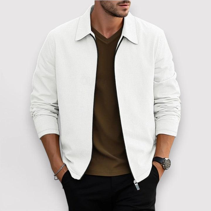 Michael Sydney men's structured jacket, front view
