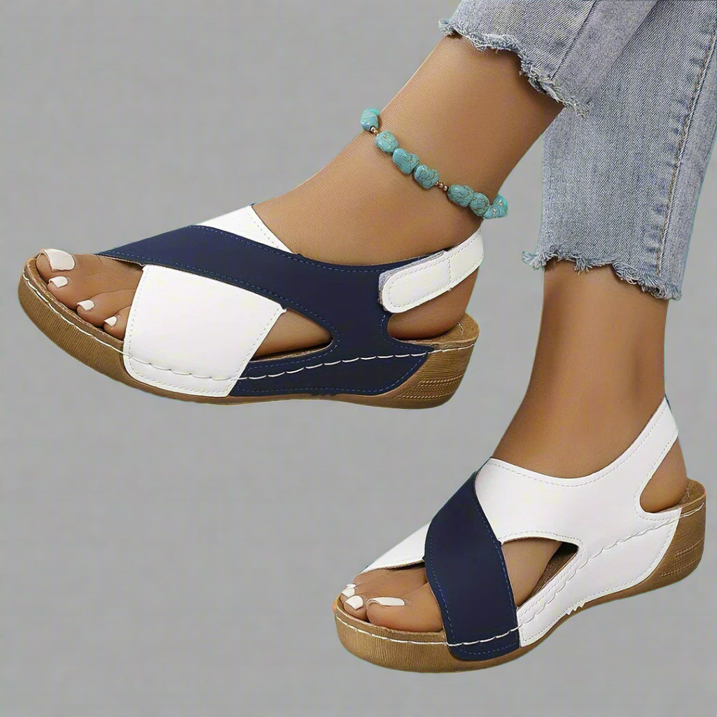 Shauna™ | Colourblock Orthopaedic Sandals