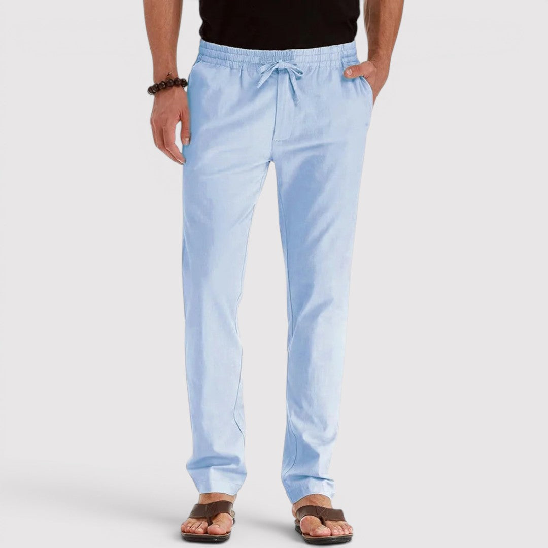 Michael Sydney men's relaxed-fit pants, front view