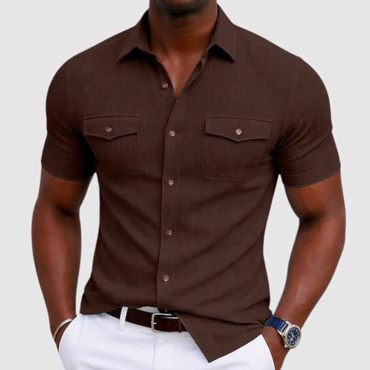 Michael Sydney men's summer shirt, front view