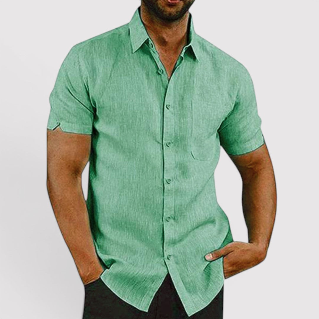 Michael Sydney men's short sleeve shirt, front view