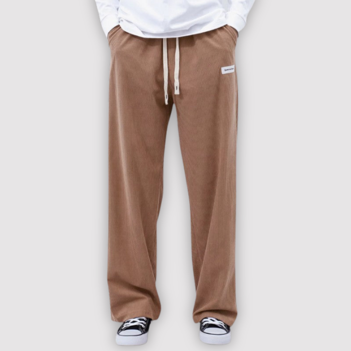 Michael Sydney men's wide-leg pants, front view