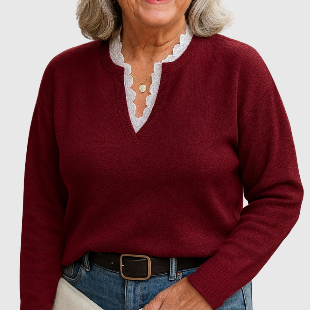 Vicki™ | Elegant Detail Top