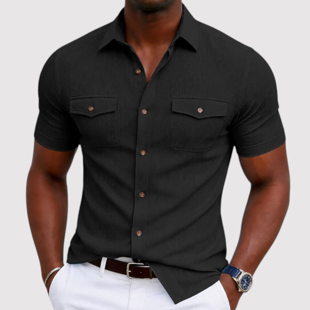 Michael Sydney men's summer shirt, front view