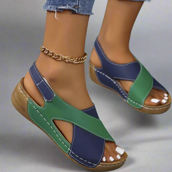 Shauna™ | Colourblock Orthopaedic Sandals
