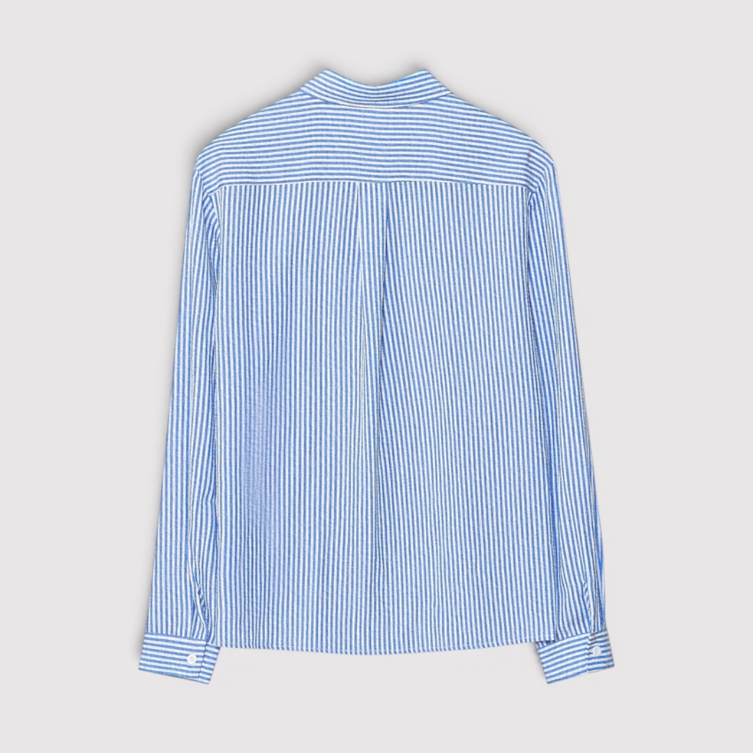 Michael Sydney men's striped shirt, front view