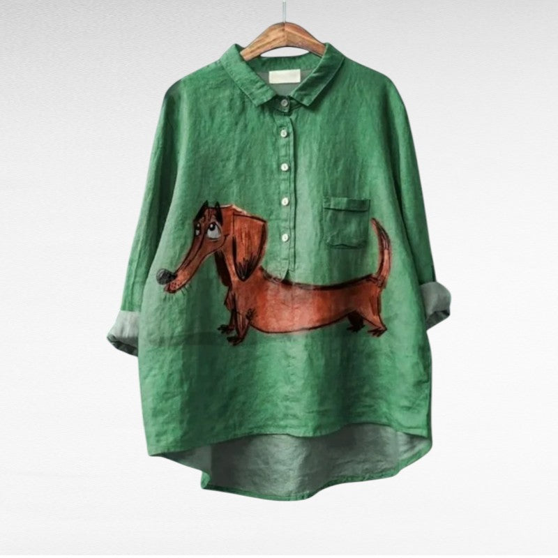 Narelle™ | Artful Print Blouse