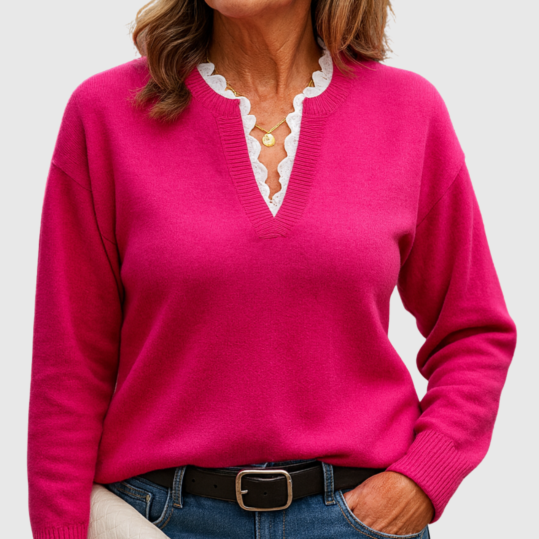 Vicki™ | Elegant Detail Top