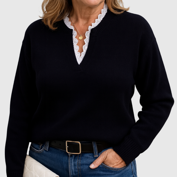 Vicki™ | Elegant Detail Top