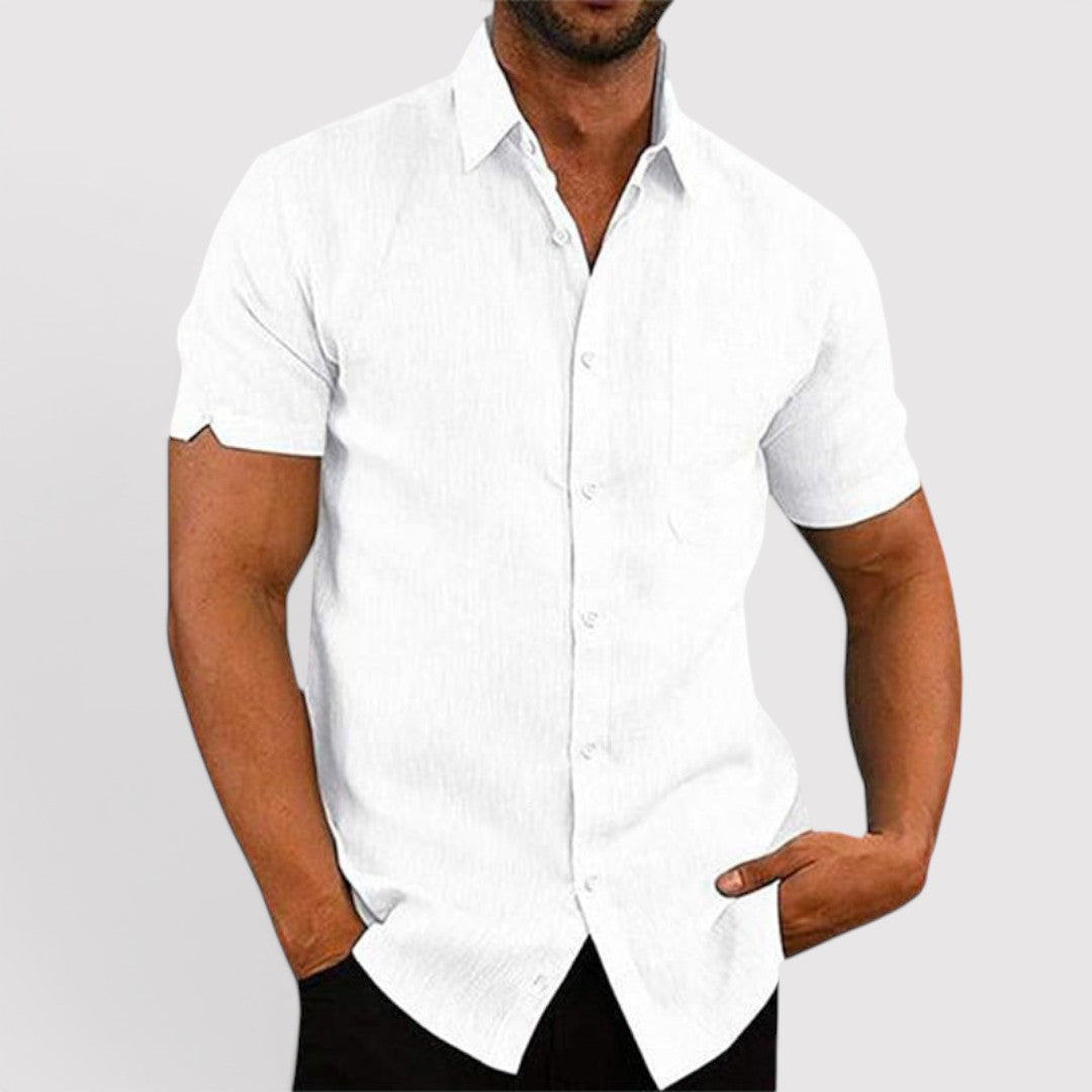 Michael Sydney men's short sleeve shirt, front view