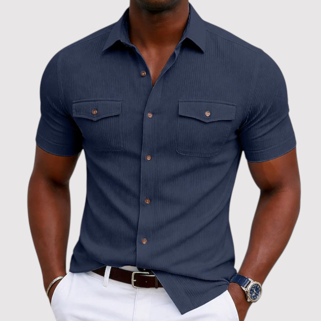 Michael Sydney men's summer shirt, front view