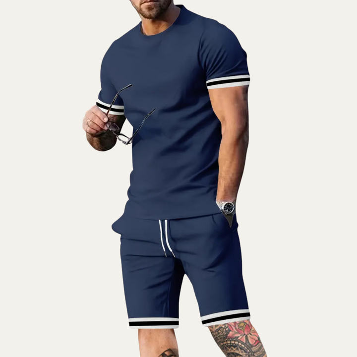 Michael Sydney men's summer set, front view