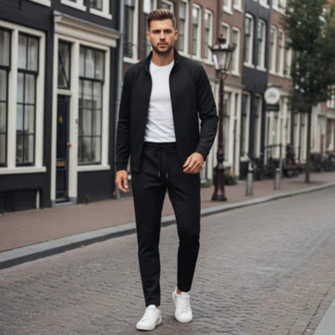 Michael Sydney men's summer set, front view