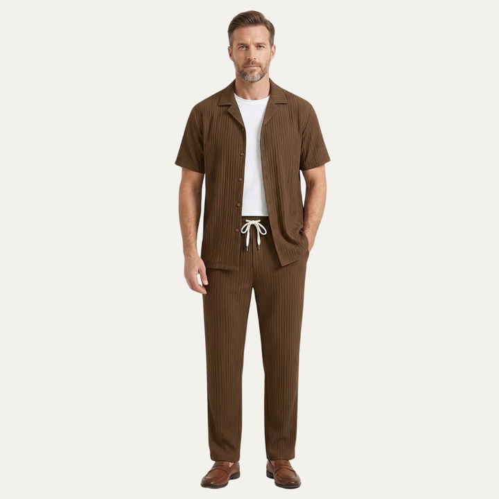 Michael Sydney men's summer set, front view