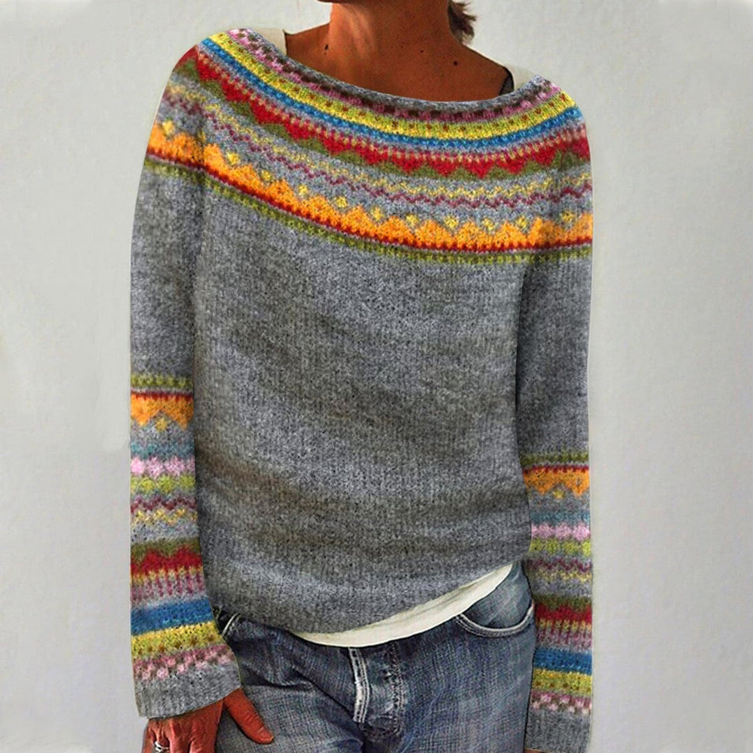 Sonja™ | Retro Nordic Jumper