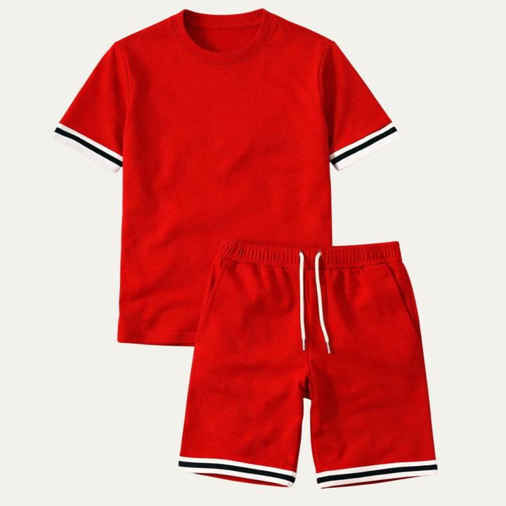 Michael Sydney men's summer set, front view