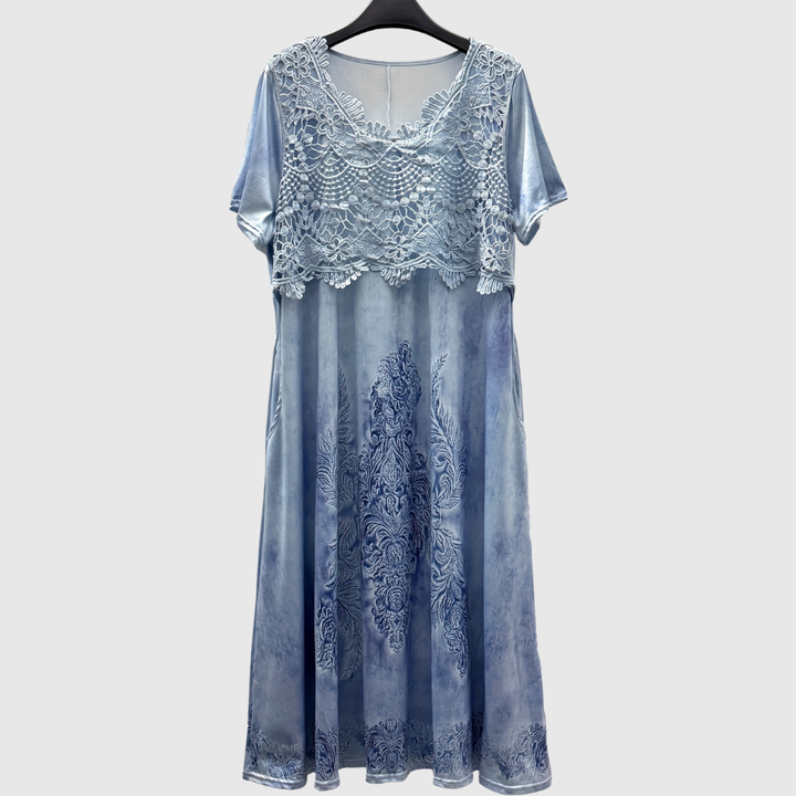 Catherine™ | Soft Floral Midi Dress