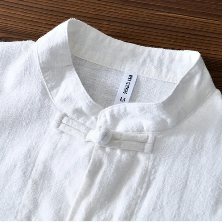Michael Sydney men's airy long sleeve shirt, front view