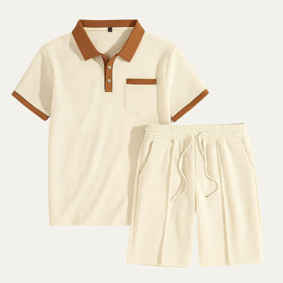 Michael Sydney men's summer set, front view