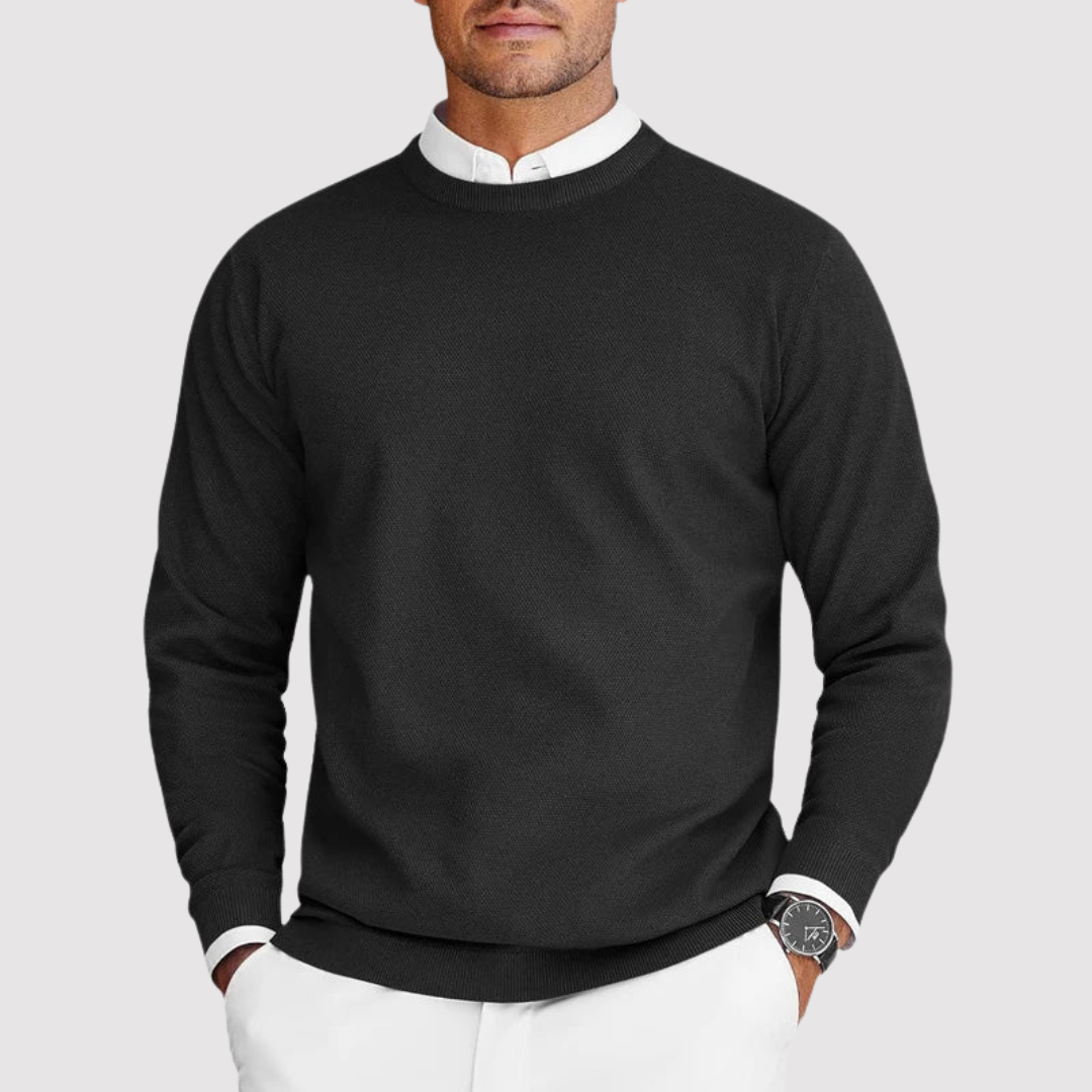 Michael Sydney men's Knit Jumper, front view