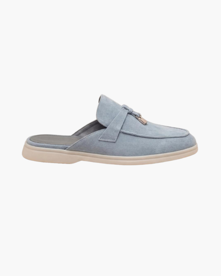 Michael Sydney men's mules Sky Blue, front view