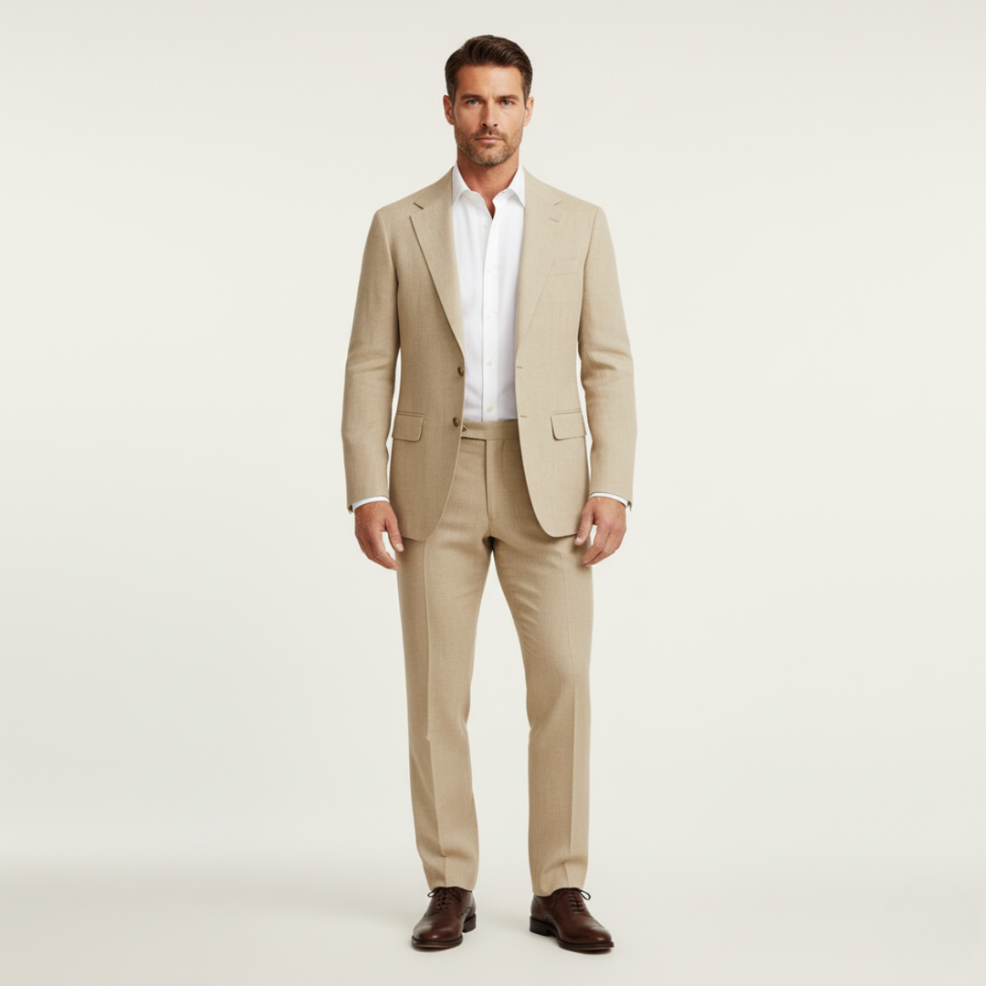 Michael Sydney men's summer set, front view