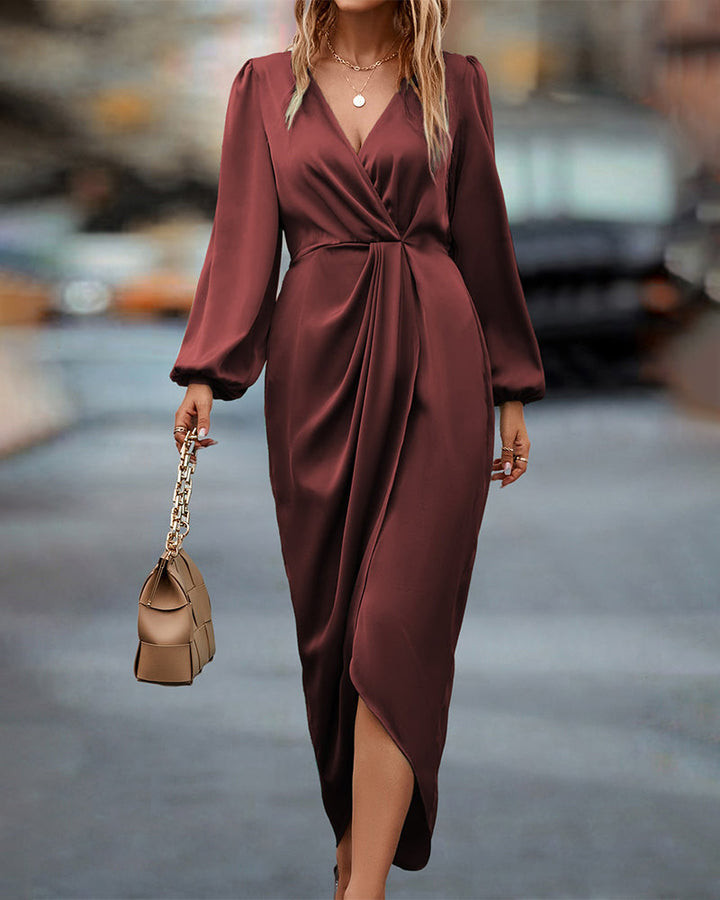 Connie™ | Draped Evening Dress