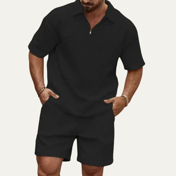 Michael Sydney men's summer set, front view