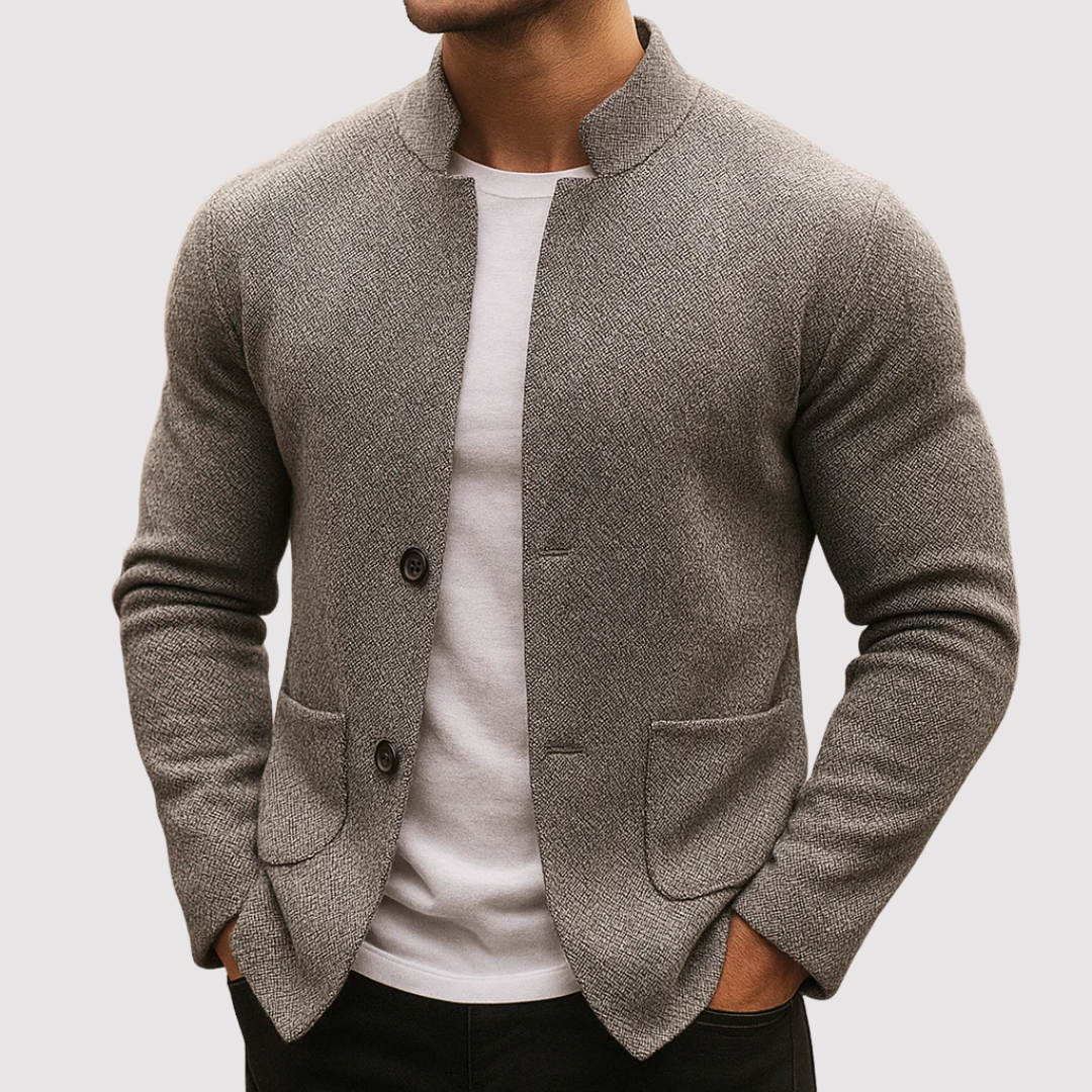 Michael Sydney men's Cardigan, front view