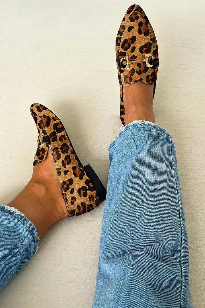 Maureen™ | Elegant Leopard Loafers