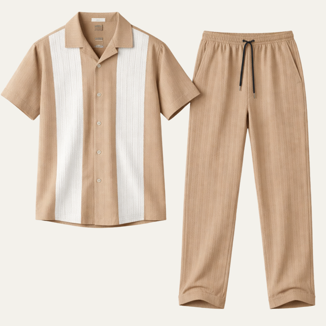 Michael Sydney men's summer set, front view
