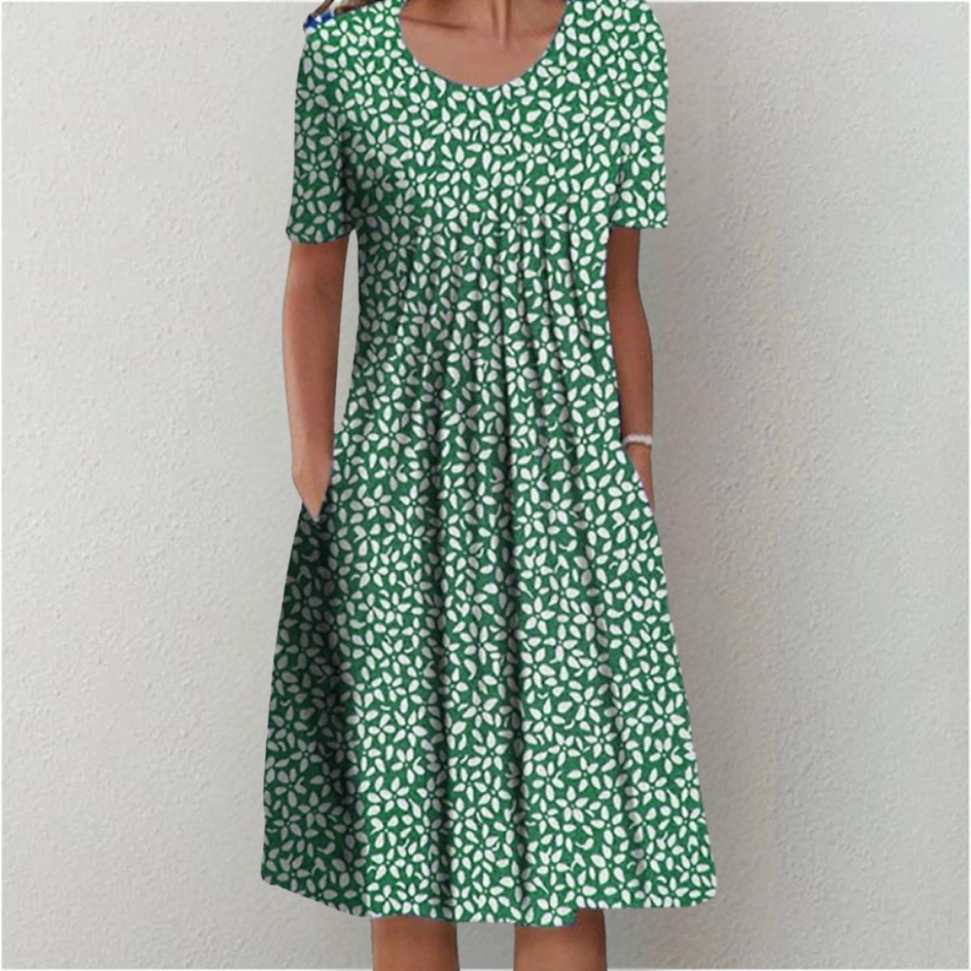 Kirra™ | Floral Midi Dress with Pockets