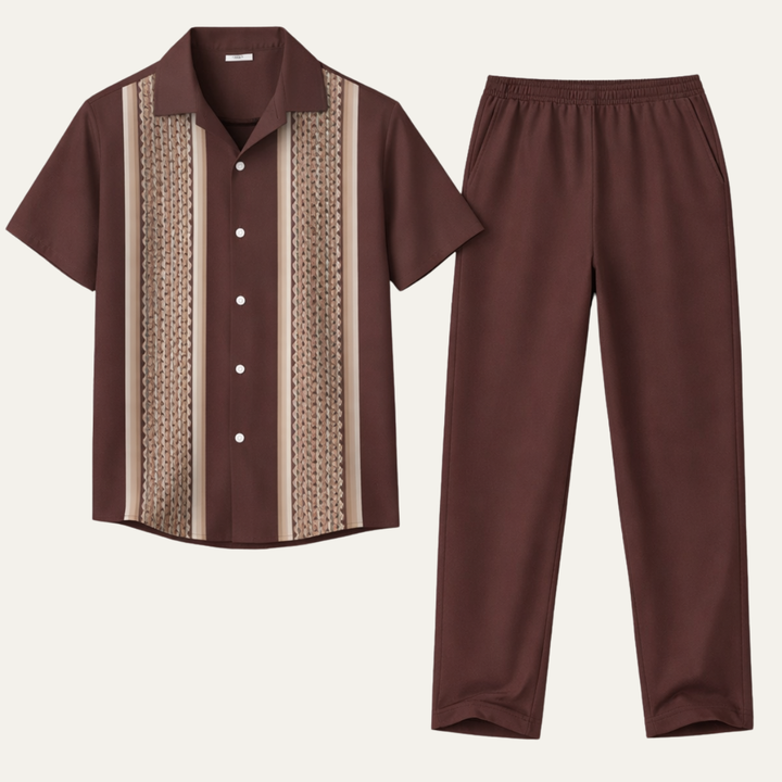 Michael Sydney men's summer set, front view
