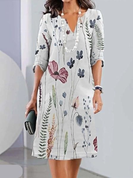 Carolyn™ | Floral A-Line Dress