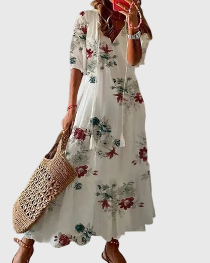 Heather™ | Vintage Boho Maxi Dress