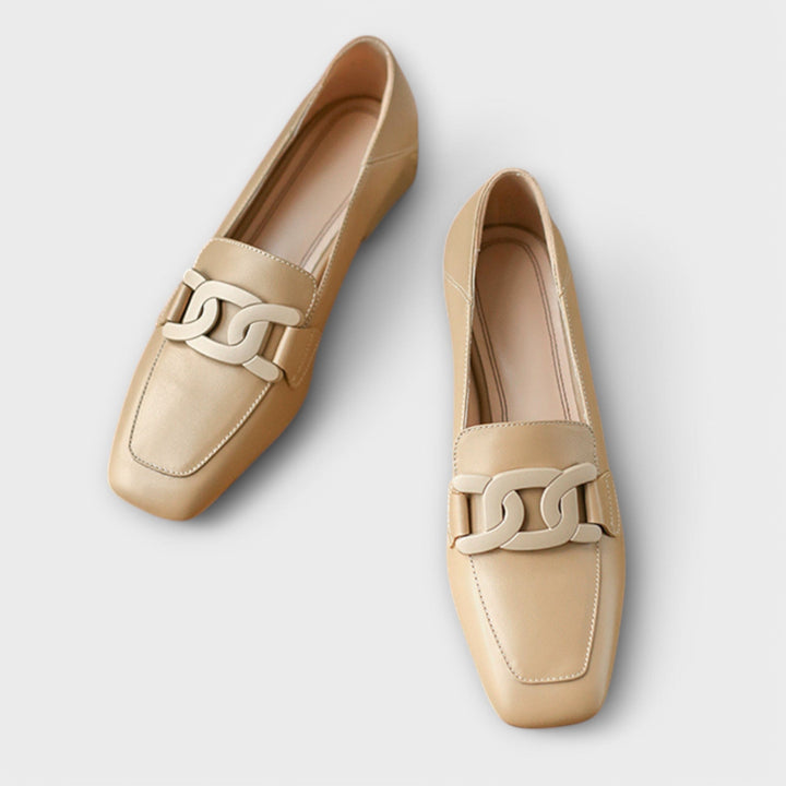 Isabelle™ | Chain-Detail Loafers