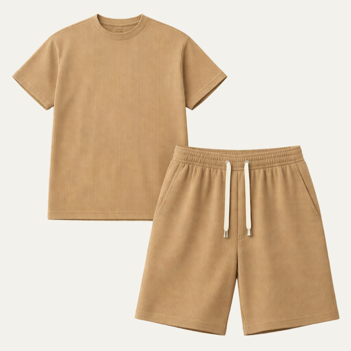 Michael Sydney men's summer set, front view