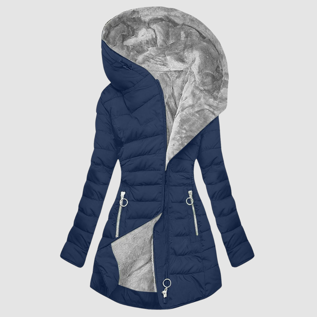 Hazel™ | Soft-Lined Hooded Coat