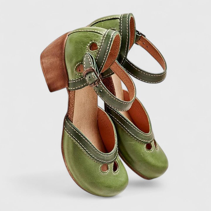 Leanne™ | Retro Block Heels