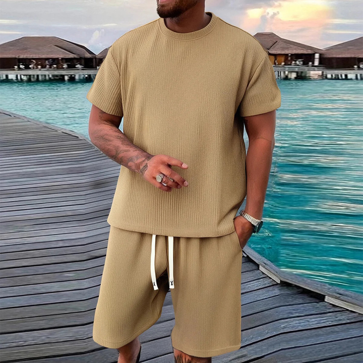 Michael Sydney men's summer set, front view