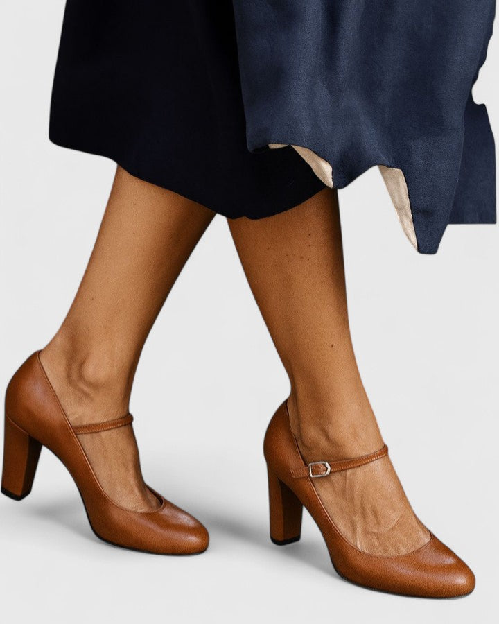 Deborah™ | Brown Block Heels