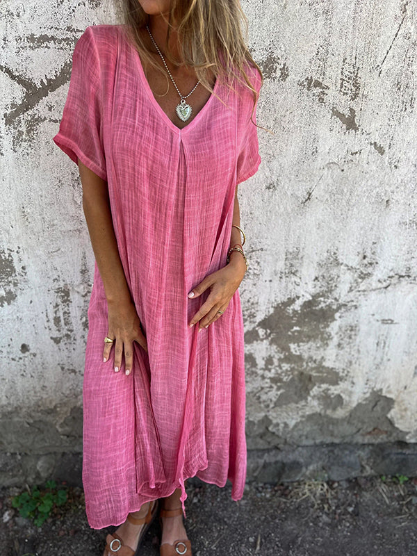 Andrea™ | Flowing V-Neck Maxi