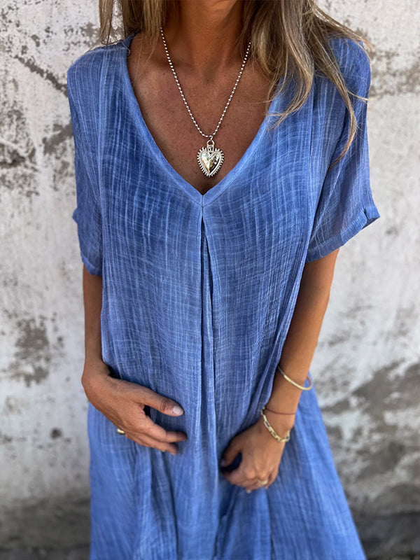 Andrea™ | Flowing V-Neck Maxi