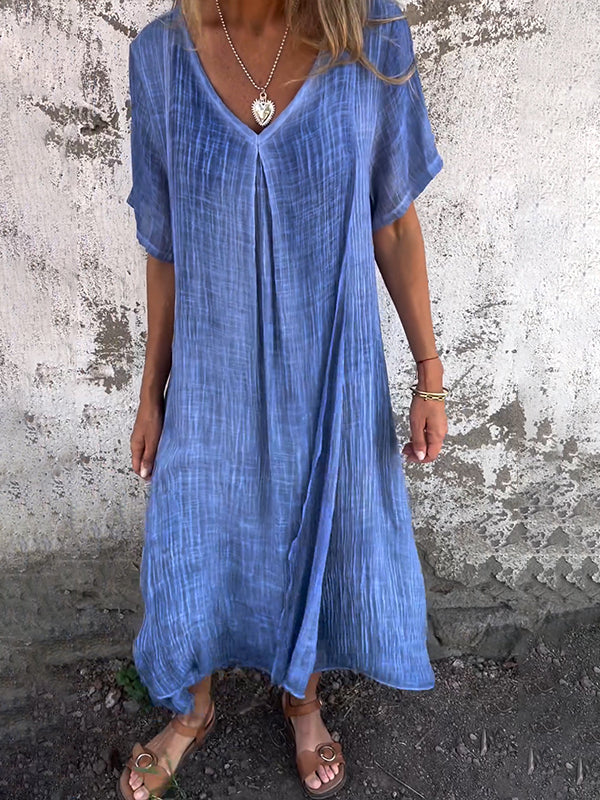 Andrea™ | Flowing V-Neck Maxi
