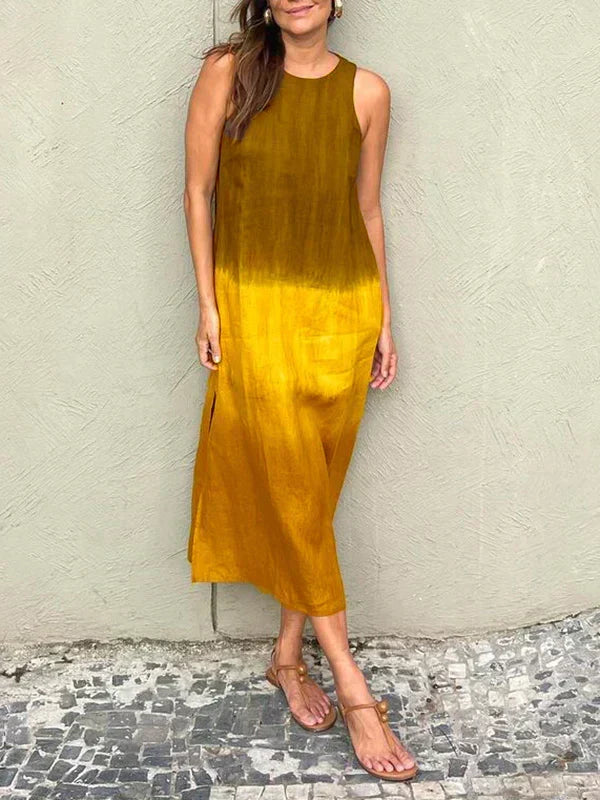Harriet™ | Ombré Sleeveless Midi Dress